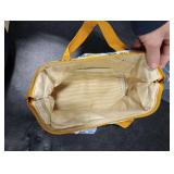 Smrcom Makeup Bag Cosmetic Bag For Women Girl Travel Makeup Bag Toilet Bag Zipper Organizer Bag Waterproof (Sunflower)