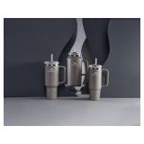 STANLEY Quencher H2.0 Tumbler with Handle and Straw 30 oz | Flowstate 3-Position Lid | Cup Holder Compatible for Travel | Insulated Stainless Steel Cup | BPA-Free | Ash