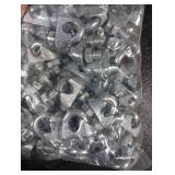 120PCS M5 Heavy Duty Wire Rope Clamps, 3/16-Inch Zinc Plated Wire Cable Clamps for Secure Connections Boat, Tent, Clothesline, Rigging & More