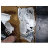 Euro Mortise Storm Door Handle Complete Set Fits for Pella Screen Door Hardware, 2-1/2 Handle PZ, 7/8 Backset, 7-1/4 Trimplate H.C., Non-Handed, Matte Black