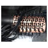 slopehill Mini Dual Voltage Hair Dryer Brush,1000 Watts Travel Hot Air Brush with European Plug, Ionic Hair Dryer and Styler for Women for Home & Salon, Oval Barrel 2 Heat & 2 Speed Settings