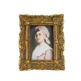 2x3 inches Ornate Hand-Crafted Resin Picture Frame with Easel, for Tabletop & Wall Display Vintage Photo Frame -Antique Gold