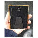 2x3 inches Ornate Hand-Crafted Resin Picture Frame with Easel, for Tabletop & Wall Display Vintage Photo Frame -Antique Gold