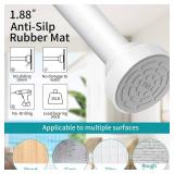 YNL Tension Shower Curtain Rod 34-96 Inches (2.8-8ft) Adjustable Spring Shower Rod No Drilling, Non-Slip, Never Rust, Stainless Steel, Suitable for Bathroom Window Kitchen,White