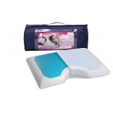 COMFYT Side Sleeper Pillow - Cervical Cooling Pillow, Gel Memory Foam Shoulder Bed Pillows Orthopedic Supports Posture Neck for Back Stomach Sleepers