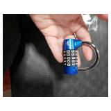 SISAV 5 Digit Combination Lock,Gym Padlock,Replaceable Combination Lock,Suitable for School Lockers,Tool Boxes,Fences,Blue(1 Pack)
