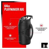 Under Armour Half Gallon Water Bottle Insulated, 64oz Insulated Water Bottle with Handle, Sports Water Jug, Fence Hook, Leak Resistant, for Baseball, Football & More
