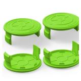 YWTESCH 4 Pack String Trimmer Replacement Spool Cap for Greenworks, Weed Wacker String Parts Trimmer Line Cap Covers Compatible with Greenworks Cordless Weed Eater