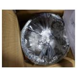 Wuhuyipi Crystal Black Ceiling Lights 9 Inch Modern Semi Flush Mount Ceiling Light Fixture,Farmhouse Rustic Chandelier for