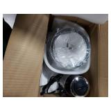 GANIZA Food Processors, Electric Food Chopper with Meat Grinder & Vegetable Chopper - 2 Bowls (8 Cup+8 Cup) with Powerful 450W Copper Motor - Includes 2 Sets of Bi-Level Blades for Fruits/Meat/Nuts