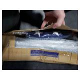 Flag Pole Kit with 3x5 American Flag - Includes 5ft Heavy Duty Tangle Free Flagpole,Embroidered 3X5 US Flag,Aluminum Mount Holder Bracket,Metal Flagpoles for Outside House,Porch,Outdoor - White