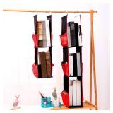 Yetene 2 Pcs Hanging Locker Shelves Includes 3 Shelf and 2 Shelf Hanging Locker Organizer Accessories for School Teens Work Gym Closet Lock(Red 3 Shelf, 2 Shelf,2 Pcs)