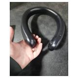 Nhpoi Neck Fan, Portable Neck Fan, 5200 mAh Battery Operated Wearable Personal Fan with USB Rechargeable, 3 Wind Speed, Fast Cooling, Ultra Quiet, Bladeless, Headphone Design for Travel, Men Women