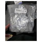 decorUhome Faux Fur Throw Pillow Covers 18x18 Set of 2, Decorative Soft Plush Striped Neutral Couch Euro Pillow Covers with Velvet Back for Sofa, Bed, Living Room Home Decor, Grey