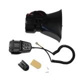 Car Siren Horn 7 Tone Sound Siren Police Mic PA Speaker Car System Emergency with Microphone Amplifier-100W Emergency Sound Electric Horn-12V