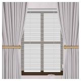 Groleca 2 Pack Adhesive Curtain Holdbacks Curtain Tie Backs Curtain Holdbacks No Drill Curtain Pull Backs Adhesive Curtain Hooks Curtain Holders for Drapes (2, Gold)