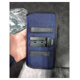 ykooe Rugged Nylon Holster Compatible with iPhone 16/15/14/13/12 Pro Max & Plus,17 Air Models, Galaxy S24/S23/S21/S20 FE Cell Phone Belt Holder for Men, Blue - XL