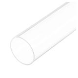 Rebower 18 Clear Plastic Rigid Pipe 51mm ID x 55mm OD (2 ID x 2.2 OD) Acrylic Round Polycarbonate Tubing, [for Plumbing, Hydraulics, Aquarium]