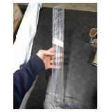 Rebower 18 Clear Plastic Rigid Pipe 51mm ID x 55mm OD (2 ID x 2.2 OD) Acrylic Round Polycarbonate Tubing, [for Plumbing, Hydraulics, Aquarium]