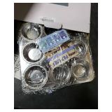 P&P CHEF Muffin Pan Cupcake Baking Pan Set, Stainless Steel Muffin Tin Tray for Mini Cake Tart Quiche, Oven & Dishwasher Safe, Non-toxic & Heavy-duty, (12 Cup, 2Pcs)