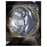 Fnvarak Fish Tape 16.4ft Wire Puller Running Electrical Wire Cable Pulley Head Spring, Heavy Duty, Through Wall Wire Guide Device,Applicable Multiple Scenario