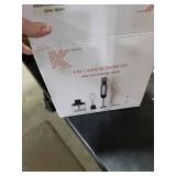 KOIOS Immersion Blender, 1100W 5-in-1 Multi-Purpose Hand Blender, 12-Speed, 600ml Beaker, 500ml Chopper, Egg Whisk, Milk Frother, Black