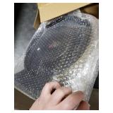 AYRELY Vintage Desk Clock Silent-Non-Ticking 10-inch dial Table Clock,Retro Mantel Clocks and Easy to Read for Living Room, Bedroom, Shelf Decoration, Fireplace, Farmhouse Decor (Gold)