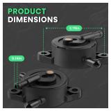 Fuel Pump for Kohler 17HP-25 HP Small Engine Lawn Mower Tractor, Gas Vacuum Fuel Pump with Fuel Filter for Honda for Yamaha for John Deere