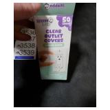 Clear Outlet Covers (50 Pack) Value Pack Baby Safety Outlet Plug Covers Durable & Steady Child Proof Your Outlets Easily