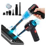Meudeen Air Duster - Computer Vacuum Cleaner - for Keyboard Cleaning- Cordless Canned Air- Powerful - Energy-Efficient(Air-01)