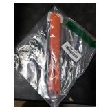 2Pcs Silicone Jar Spatula,9 Inch Jam Spreader for Peanut Butter,Heat-Resistant Food-Grade Jar Blender,Kitchen Spatula for Scraping Icing Bread Cream, Jam (orange)