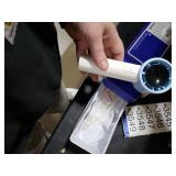 SWEETFULL Portable Handheld Fan Rechargeable - 6 Gear High Speed Powerful Mini Turbo Fan with Flashlight, Digital Display, Personal Fans Blow Cold Air for Travel Essentials, Gift for Women Men (Blue)