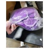 Tuff Pupper Fast Drying Dog Bath Robe | 800 GSM Plush Dog Towel Bathrobe/Dressing Gown | Super Absorbent Pet/Puppy Bathrobe | Adjustable Hood & Belly Strap | Super Soft | Fast Drying (XXXL, Purple)