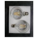 SD LUX Vintage Edison Light Bulb 8W 1000LM dimmable 100W Equivalent LED Bulb G30 Globe, Warm White 2700K E26 Medium Base (G30-2PC)