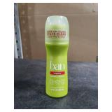 Ban Invisible Roll-on Antiperspirant Deodorant for Women and Men, 24-hour Underarm Odor & Sweat Protection, Regular Scent, 3.5 Oz, 1 Pack