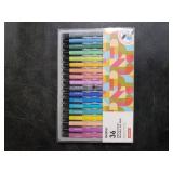 Grabie Erasable Gel Pens, 36 Colors Erasable Pens, Make Mistakes Disappear Colored Pens, Assorted Color Inks for Drawing Writing Planner,Gel Pens for Coloring, Set of 36