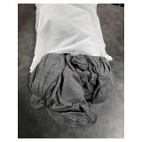 PURE ERA Jersey Knit Cotton Fitted Bottom Sheet ONLY (No Flat Sheet or Shams) Deep Pocket Up to 15 to 20 Ultra Soft Comfy Breathable Charcoal Black King