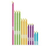 GripStic Multipc Assorted Bag Clips. Durable and reusable chip clips seal food bags air tight. Set includes: (2) 5 Blue, (3) 7.25 Purple, (3) 8.75 Orange, (3) 11.25 Green, (1) 13 Pink.