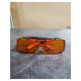 NoCry Blue Light Blocking Safety Glasses Over Eyeglasses with 100% UV Protection UV Light Protection with Anti-Fog & Anti-Scratch Lenses; ANSI Z87.1 Certified Adjustable Temples with Anti-Slip Tip