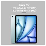 MAGEASY CoverBuddy for M3/M2 iPad Air 13 (2024-2025) - iPad Air Case Compatible with Magic Keyboard, Enhanced Thickness & Heat Dissipation, with Pencil Holder - Black (5.0 Leather)