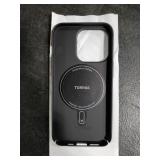 TORRAS Magnetic Slim Fit Designed for iPhone 14 Pro Case, Ultra Thin Strong Magnetic Velvety Touch Anti-Scratch Compatible with MagSafe Cover Phone Case for iPhone 14 Pro, Space Black