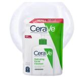 CeraVe Hydrating Facial Cleanser, Moisturizing Face Wash For Dry Skin, Hyaluronic Acid + Ceramides + Glycerin, Hydrating Cleanser For Normal To Dry Skin, 16 Ounce Refill