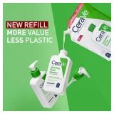 CeraVe Hydrating Facial Cleanser, Moisturizing Face Wash For Dry Skin, Hyaluronic Acid + Ceramides + Glycerin, Hydrating Cleanser For Normal To Dry Skin, 16 Ounce Refill