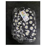 Pawaboo Pet Carrier Backpack, Adjustable Pet Front Cat Dog Carrier Backpack Travel Bag, Legs Out, Easy-Fit for Traveling Hiking Camping for Small Medium Dogs Cats Puppies, Extra Large, Black Daisy