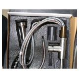 OWOFAN Kitchen Faucet with Pull Down Sprayer Brushed Nickel Stainless Steel 1 Handle Pull Out Spring Sink Faucets 1 Hole Or 3 Hole Dual Function for Farmhouse Camper Laundry Utility Rv Wet Bar