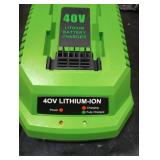 Bakipante 40V Charger Replacement for Greenworks 40 Volt Battery Charger Lithium Ion 29482 29252 20202 22262 29472 29462 Compatible with 40V G-MAX Power Tools (Not for 29662)