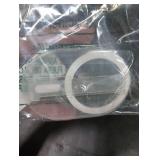 AUROX Magnetic Finger Phone Grip for MagSafe Stand, Phone Grip Strap Holder as Kickstand, Magnetic Phone Grip Holder, for iPhone 17 16 15 14 13 12 Series, Clear