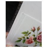 Peacoblue Rub on Transfer Sticker for Furniture Crafts Decor 6x12 Pink Rose Vine, 3Pcs Waterproof UV DTF Transfer Sticker for Lingerie Chests Drawer Dresser Glass Porcelain Wood Plastic