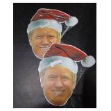 Rogue River Tactical Funny Santa Hat Cut Out JD Vance 2024 Yard Sign With H Stake For President Donald Republican Conservative Christmas 2pk