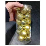 Paramexview 24pcs Gold Ornaments